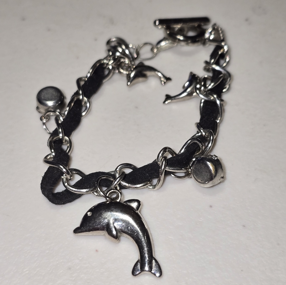 5D Tribe Dolphin Charmed Bracelet Lot 5